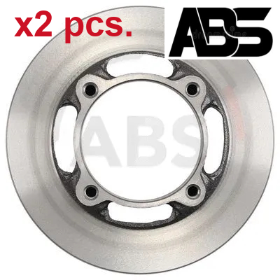 X2 PCS FRONT BRAKE DISC SET LEFT & RIGHT 18201 A.B.S. I - Picture 1 of 3