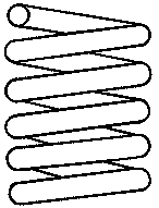 REAR SUSPENSION SPRING FITS: AUDI COUPE B3 2.3/2.0/2.0 16 V/2.3 20V/1.8/2.0 2 - Picture 1 of 4