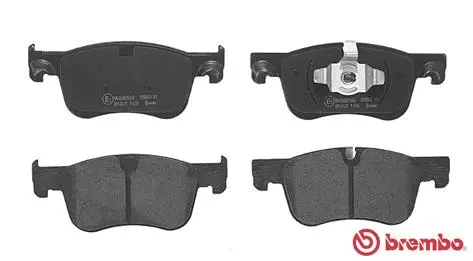 JEU DE PLAQUETTES DE FREIN AVANT FREIN À DISQUE COMPATIBLE AVEC: CITROËN C4 GRAND PICASSO II 1.6 VTI 120/ - Photo 2 sur 4